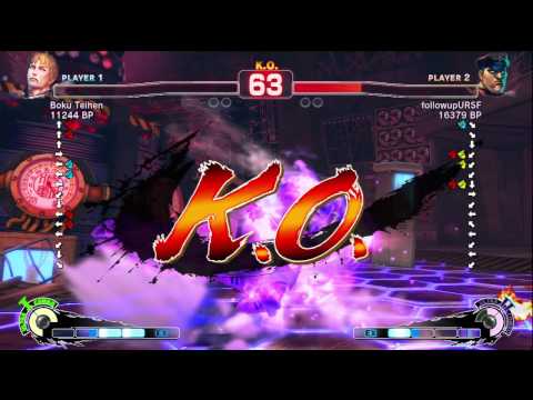 followupURSF [Bison] vs Boku Teihen [Cody] SSF4 Japanese Online Ranked Matches - TRUE-HD
