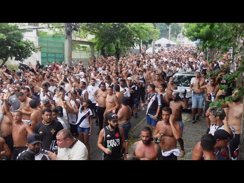 A MAIOR CAMINHADA DA HISTÓRIA DE TORCIDA ORGANIZADA | FORÇA JOVEM VASCO