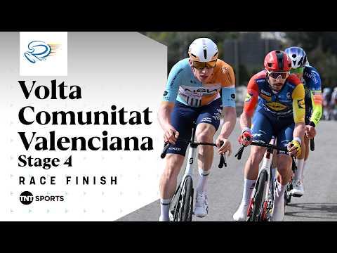HE'S FLYING 🚀 | Men's Volta Comunitat Valenciana Stage 4 Final KM's | TNT Sports Cycling
