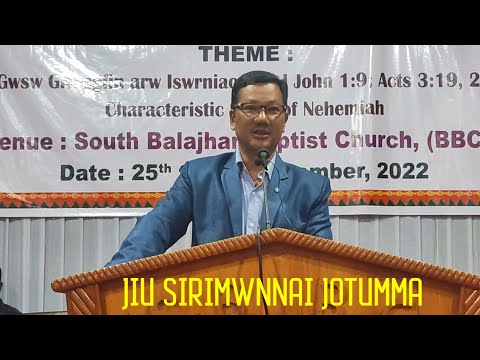 South Balajhar BC. Jiusirimwnnai farilai. Bungtigiri:Rajesh Isowari, lecturer ofSalom Bible College.