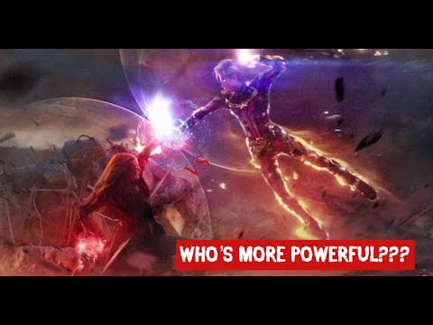 Who's mighty, The Scarlet Witch or Captain Marvel???