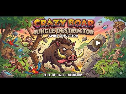 Angry Wild Boar Simulator 3D video thumbnail