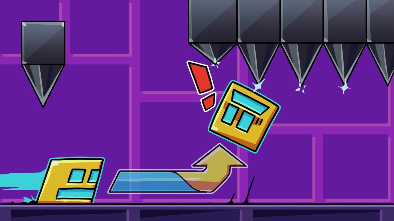 Geometry Dash, But RANDOM Gravity...