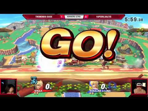 VS Weekly 10/5/17 - Winners Qtrs - Tremendo Dude (Shulk) vs 1Upgirlxaltis (Rosalina) - Smash 4