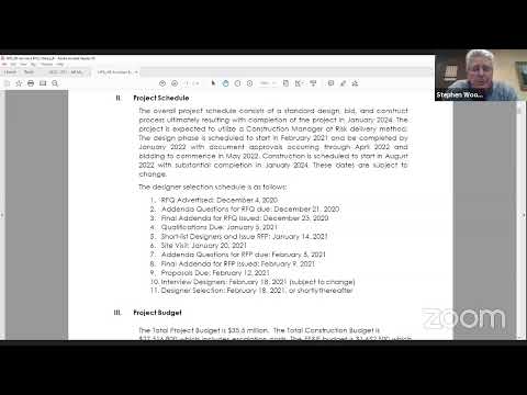 Anna Reynolds School Renovation PBC December 3, 2020