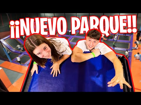¡VOLAMOS en PARQUE de TRAMPOLINES con FAMILIAS Youtubers! Lanzamos a@losjaritos1023