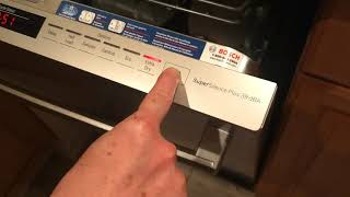 How to reset a Bosch dishwasher | Dishwasher buttons stuck on long washing cycle
