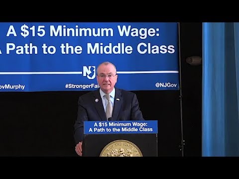 NJ Fifteen–Dollar Minimum Wage Hike Becomes Law