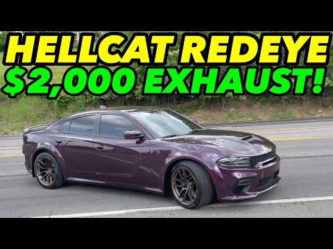 2021 Dodge Charger Hellcat Redeye w/ BORLA ATAK CAT-BACK EXHAUST!