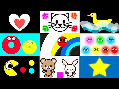 Baby Sensory - Baby View - High Contrast Shapes and Animations for Infant Visual Stimulation