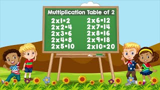 2 Times Table | Table of 2 in English Pronunciation
