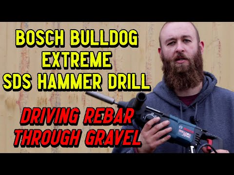 Bosch BullDog Extreme 1 Inch SDS Rotary Hammer Drill Initial Review by @GettinJunkDone