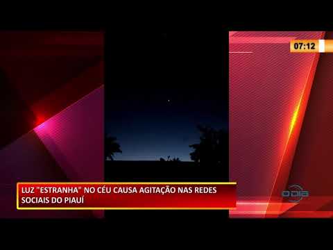 Luz estranha no céu causa agitação nas redes sociais do Piauí 24 11 2020