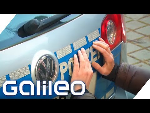 Renting fake police cars for more security – Does it work? | Galileo | ProSieben