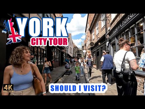 A FASCINATING Walking Tour of YORK, a Beautiful ROMAN CITY in England