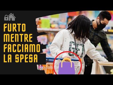 Ladri al supermercato . borseggiatori in diretta mentre facciamo la spesa .