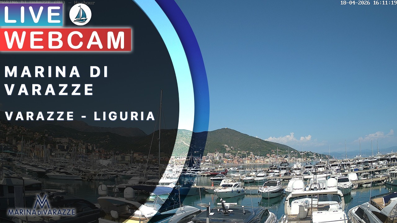 Live webcam view of Marina di Varazze Harbour Live Cam