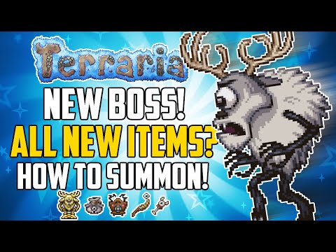 Terraria 1.4.3 NEW BOSS! All NEW ITEMS? How to SUMMON!