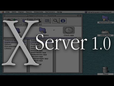 Mac OS X Server 1.0 Demo