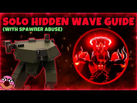 How to EASILY Solo Hidden Wave with Spawner Abuse | TDX