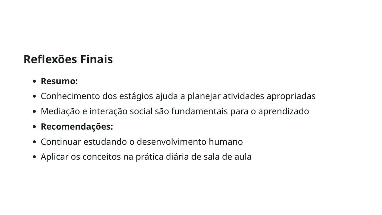 Aula 35 Teorias do Desenvolvimento Humano e Implicações Educacionais