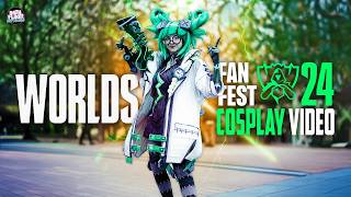 🔥 EPIC COSPLAY from League of Legends Worlds 2024 Fan Fest 🏆 Cosplay Music Video
