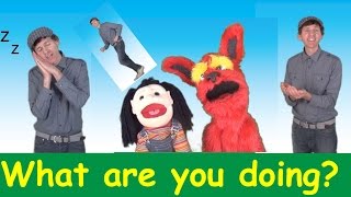 What Are You Doing? Song 1 | Action Verbs Set 1 | Learn English Kids