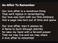 An Affair To Remember