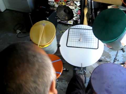 Balloon Drum Kit in Action