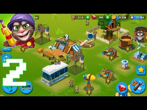 Talking Tom Camp - Gameplay Walkthrough Part 2 - Campaing Episode 2 (iOS, Android)