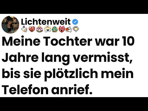 [Ganze Folge] Meine Tochter war 10 Jahre lang vermisst, bis sie plötzlich mein Telefon anrief.
