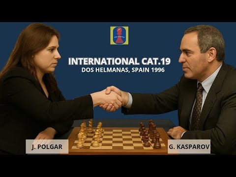 Judit Polgar vs Garry Kasparov ◉ Dos Hermanas 1996 – Historic Chess Battle!