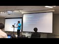 Chaitu's first presentation in Japanese