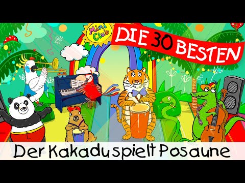 Der Kakadu spielt Posaune || Kinderlieder zum Mitsingen und Bewegen