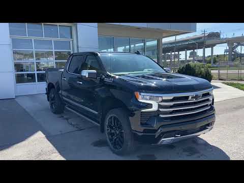 Black 2023 Chevrolet Silverado 1500 High Country Review Calgary Alberta - Wolfe Calgary