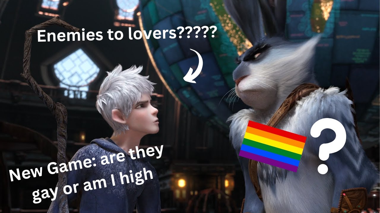 Jack Frost and The Easter Bunny being gayer than I remember in Rise of the Guardians