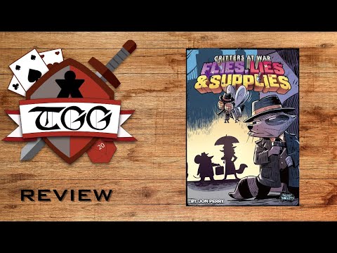 Critters at War Flies Lies and Supplies Board Game Review