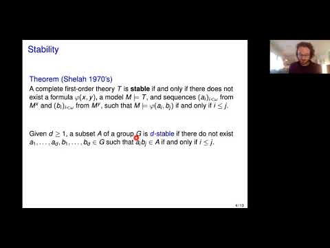 Gabriel Conant, "Model theoretic tameness in multiplicative combinatorics"