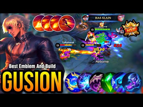 Gusion Best Build 2023 For OneShot | Top 1 Global Gusion Emblem And Build - MLBB