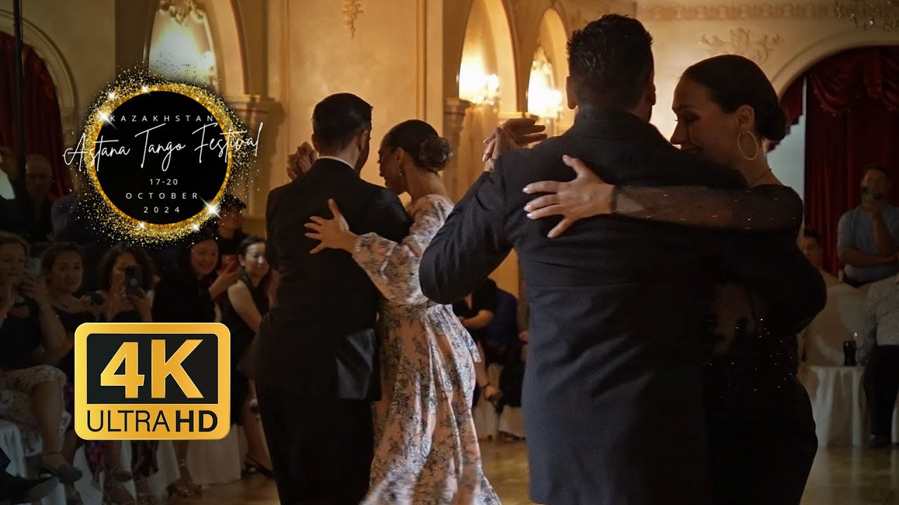 Video thumbnail for Two Couples Milonga: Constanza Vieyto & Ricardo Astrada, Alena Yefimenko & Dmitry Yefimenko