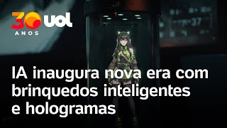 Avatar de inteligência artificial com holograma amigo, tijolo inteligente da lego e mais na CES 2026