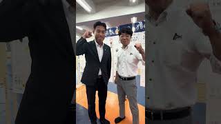 8/27 レスリング・清岡幸大郎選手・德原姫花選手　世界選手権壮行会へ