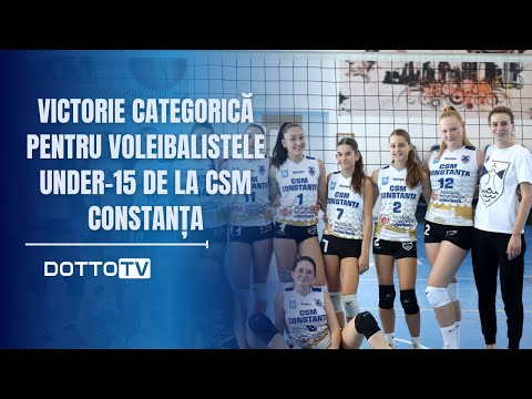 Victorie categorică pentru voleibalistele Under-15 de la CSM Constanța