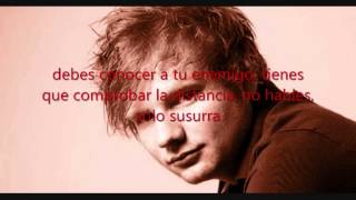 Ed Sheeran - Two Blokes and a Double Bass traducido al español