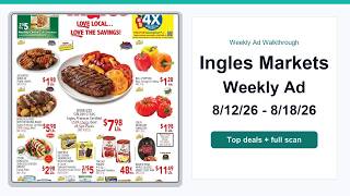 Ingles Markets Weekly Ad (8/12/26 - 8/18/26) Best Deals