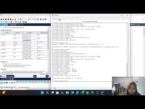 10.4.3 Lab - Build a Switch and Router Network