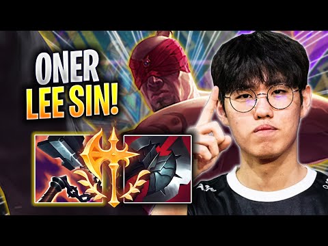 ONER DESTROYING WITH LEE SIN! - T1 Oner Plays Lee Sin JUNGLE vs Vi! | Season 2023