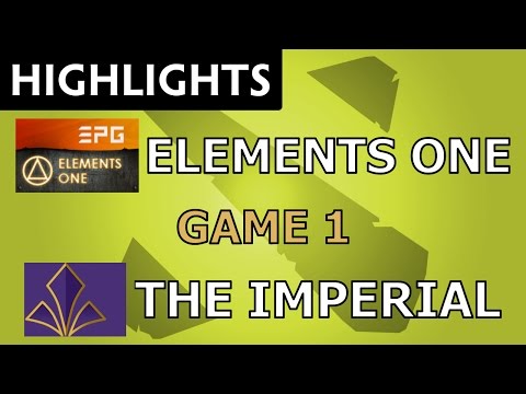 Elements One vs The Imperial [Game 1] WellPlay Invitational by VitalBet - Dota Highlights
