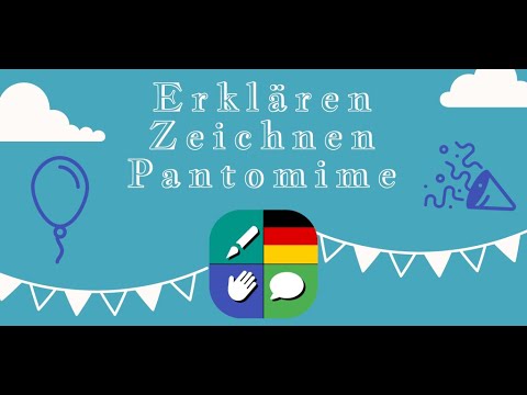 Erklären Zeichnen Pantomime