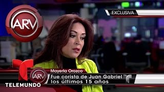 Corista de Juan Gabriel le cantó en su despedida Corista de Juan Gabriel le cantó en su despedida